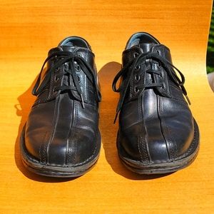 Clark Hommes black leather shoes 9M